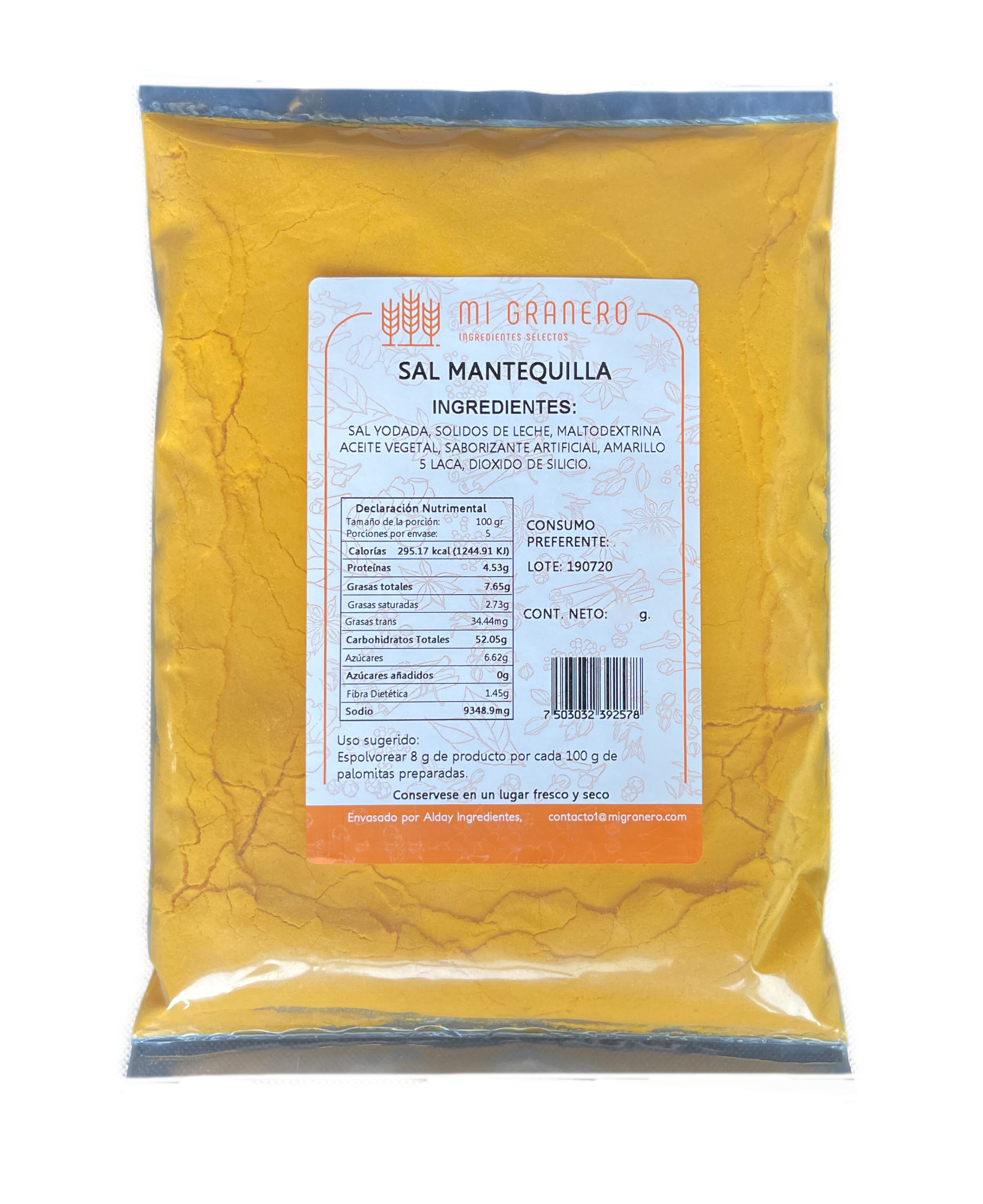 Sal Mantequilla Para Palomitas Mi Granero