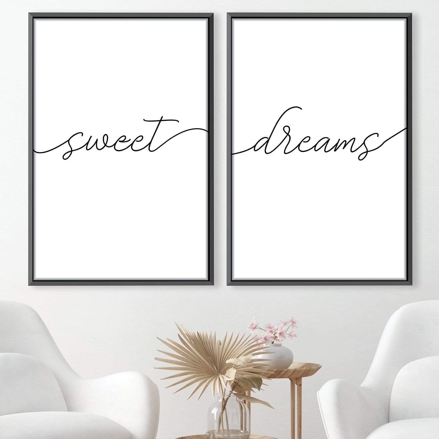 Sweet Dreams Canvas Clockcanvas