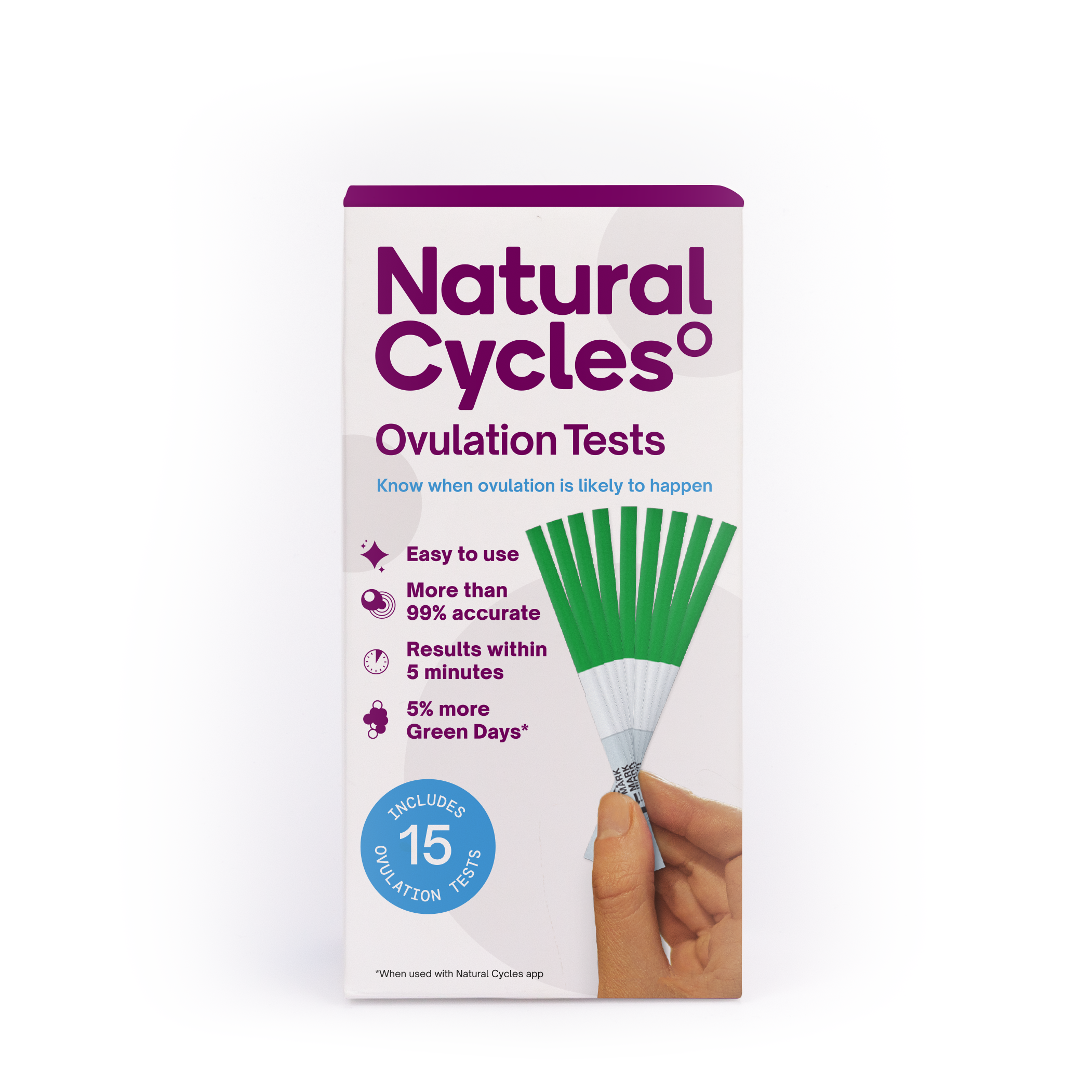 Lh Tests 15 Pack Ovulation Tests Natural Cycles