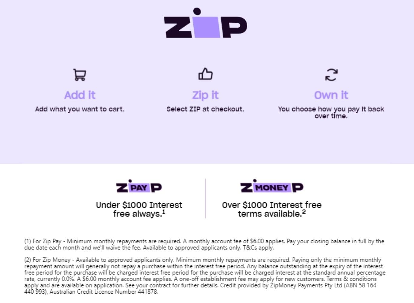 Afterpay Zip Pay Available Shop Now Pay Later Paper Kooka
