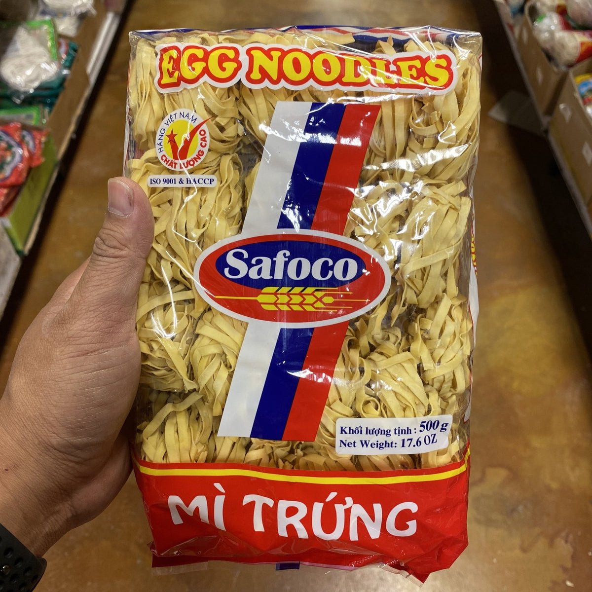 Safoco Egg Noodle Thick 17 6oz Eastside Asian Market