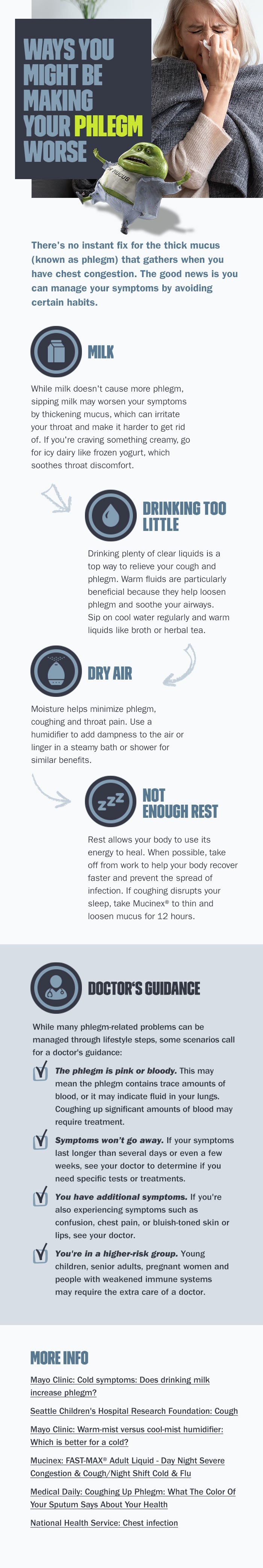 Ways You Might Be Making Your Phlegm Worse