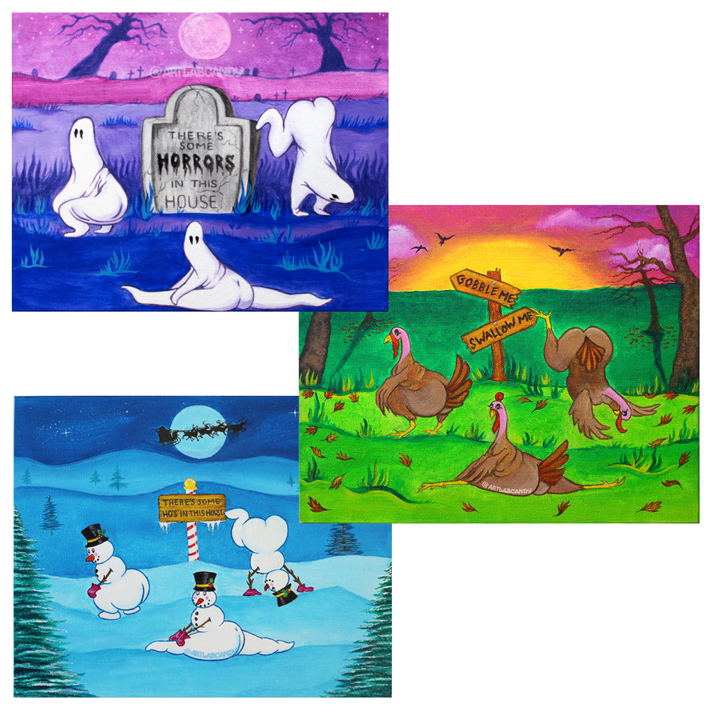 Gobble Me Swallow Me Twerkies Painting Prints And Stickers Art Lab Candy