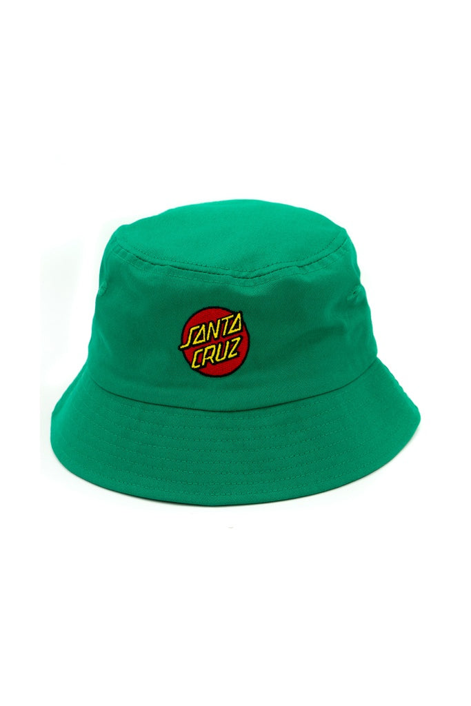 Santa Cruz Youth Classic Dot Green Bucket Hat Harry And Her