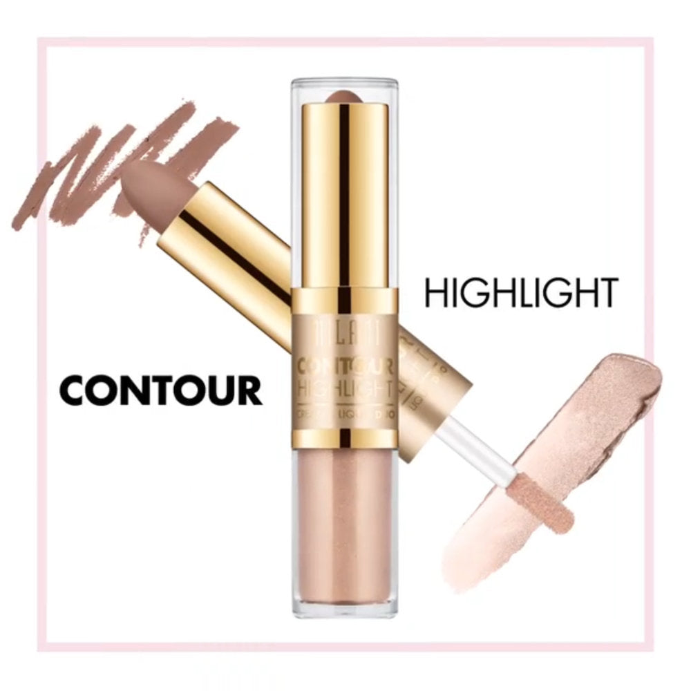 Milani Cosmetics Highlight Contour Cream Liquid Duo Beauty Monster