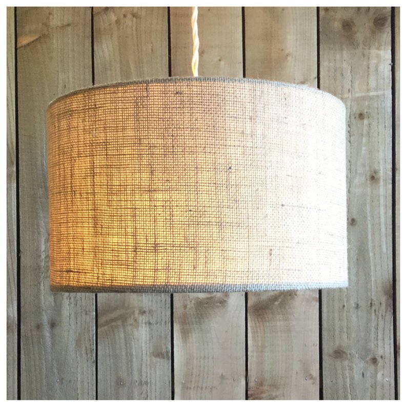 Natural Hessian Lamp Shade Bristol Lighting Company