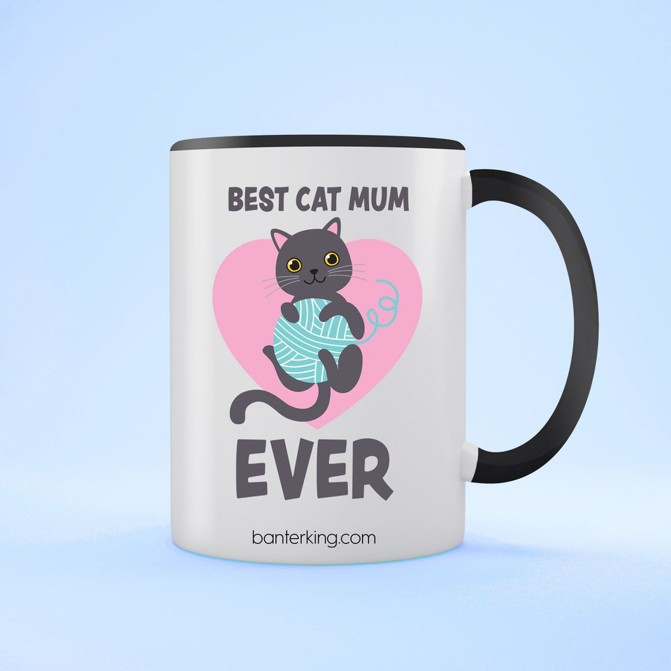Best Cat Mum Two Toned Large 11oz Mother S Day Mug Banterking
