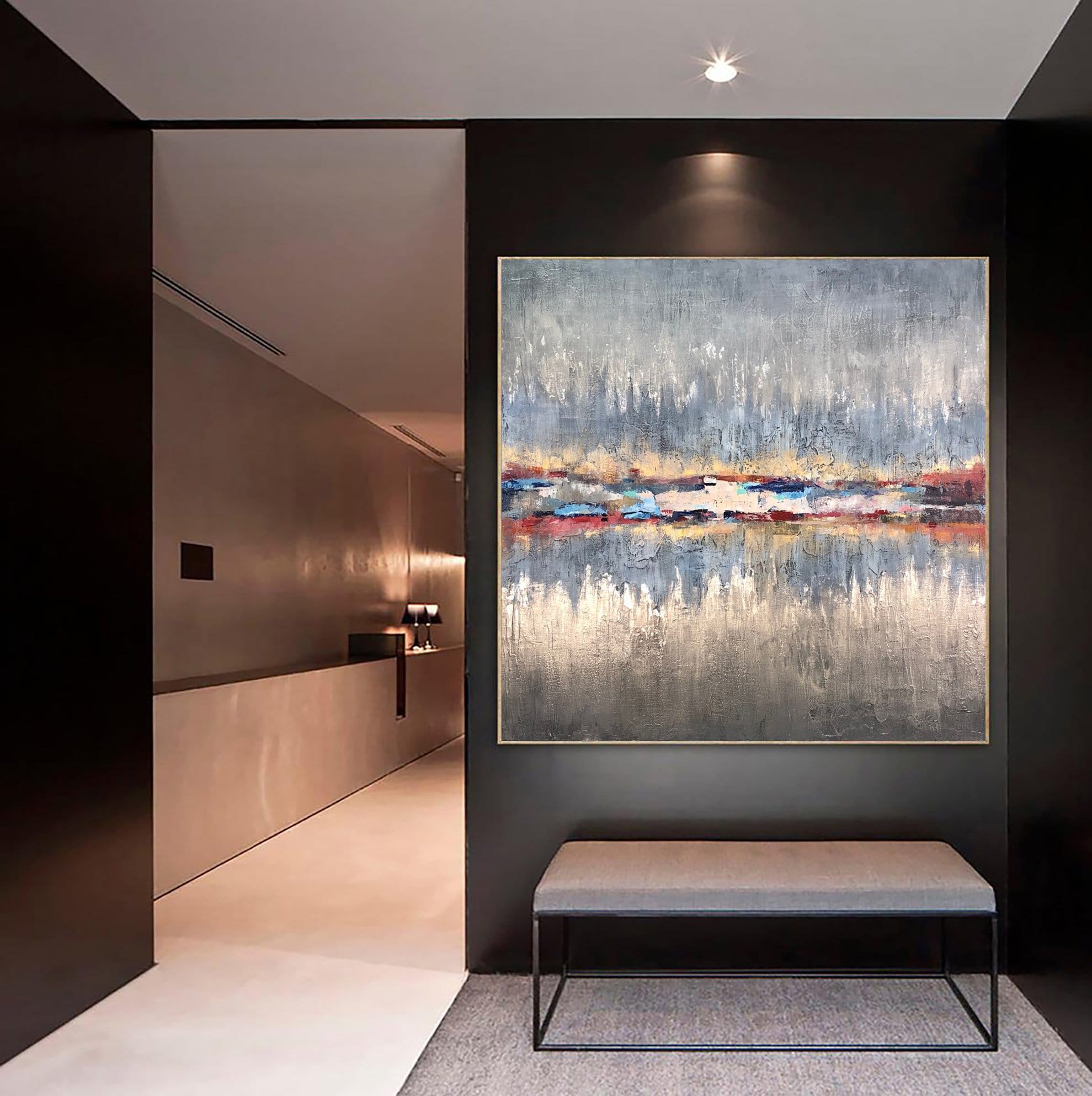 Large Original Abstract Landscape Painting On Canvas Unique Abstract B Trend Gallery Art Original Abstract Paintings