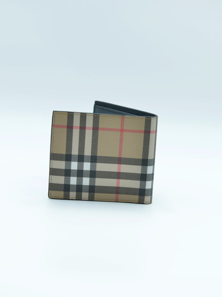 Portafoglio Uomo Burberry Motivo Check Jannello Com