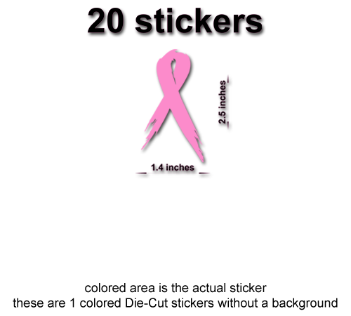 Breast Cancer Awareness Ribbon Decals Stickers Car Window Truck 60966 Stickerboy Skins For Protecting Your Mobile Device