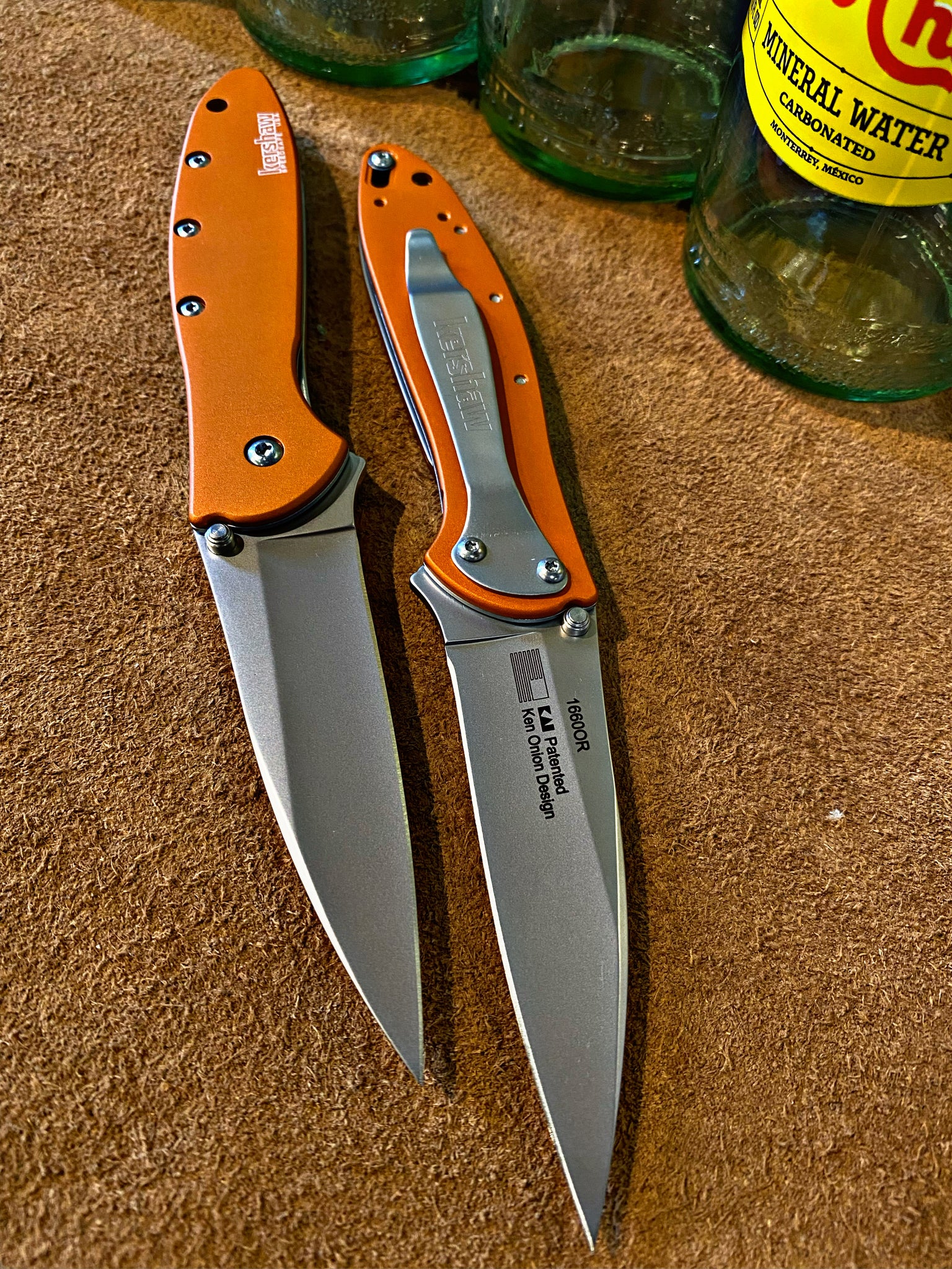 Kershaw Leek Orange Ken Onion Design Wharncliffe Assisted Flipper 1660or Nashville Tactical Lounge