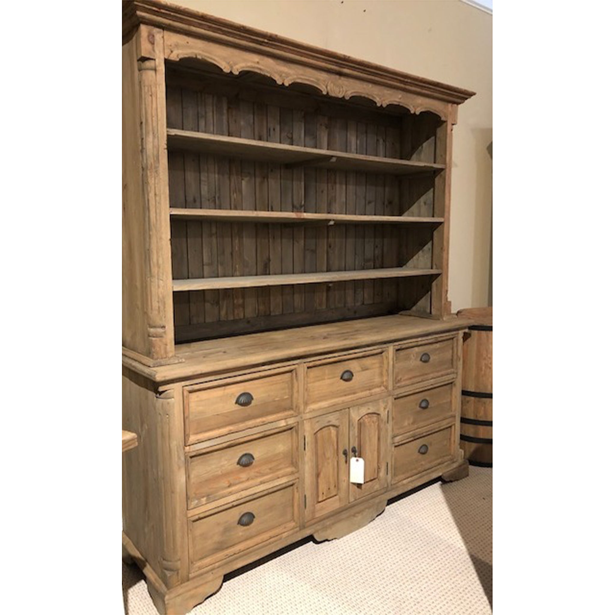 Farmhouse Buffet And Hutch Natural Furniture On Main