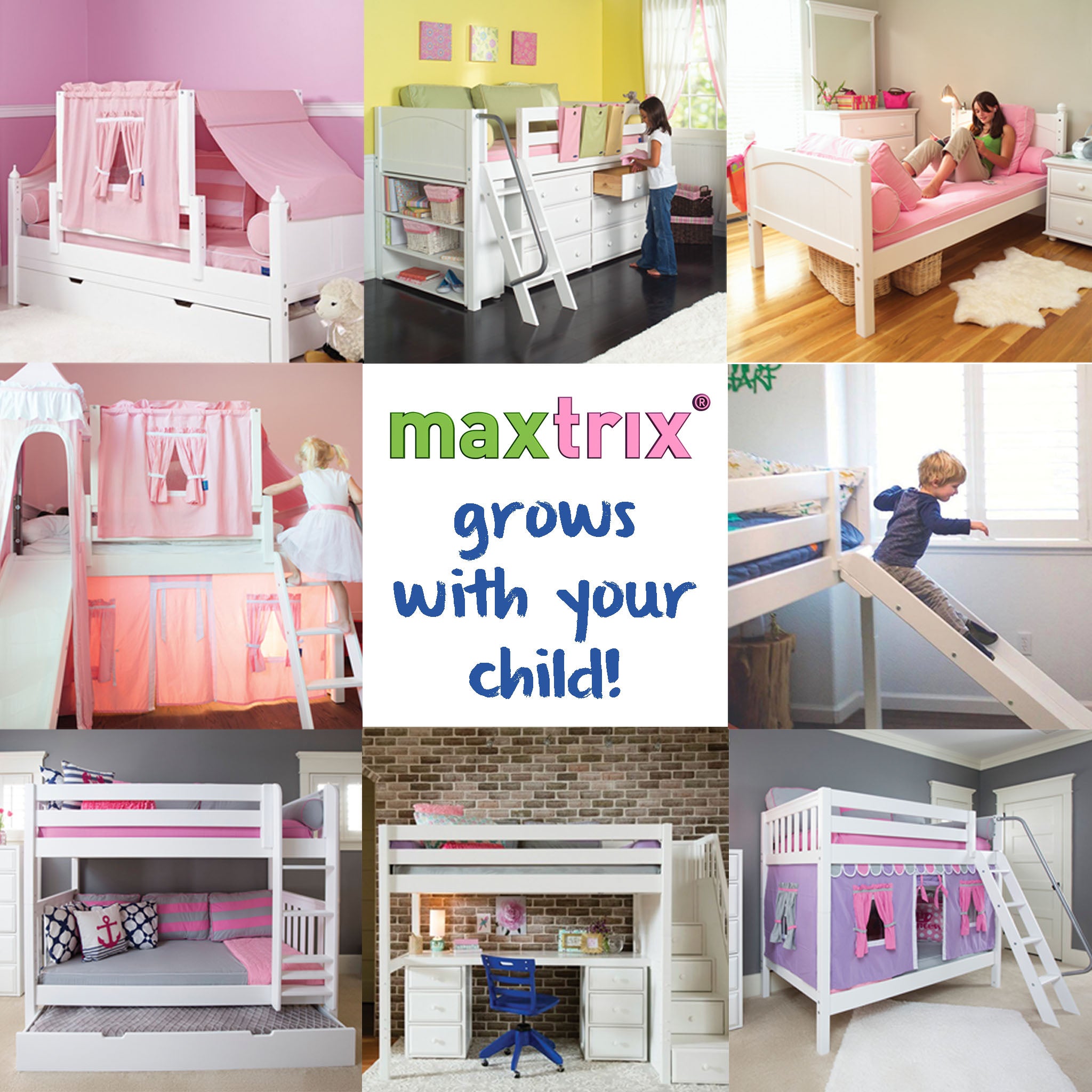 Maxtrix Low Bunk Beds Modular Beds