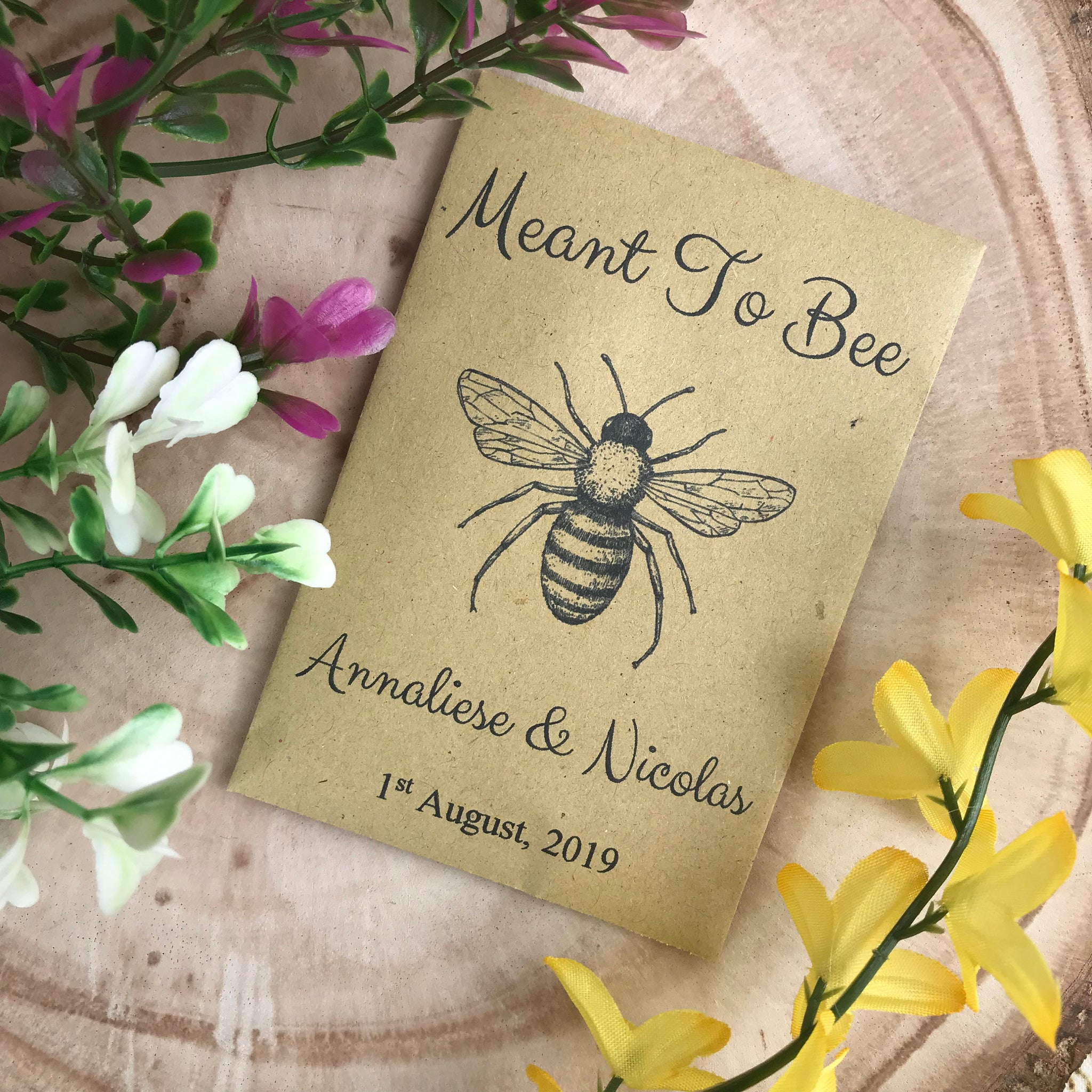 Meant To Bee Seed Wedding Favour Wedding Gifts The Persnickety Co The Persnickety Co
