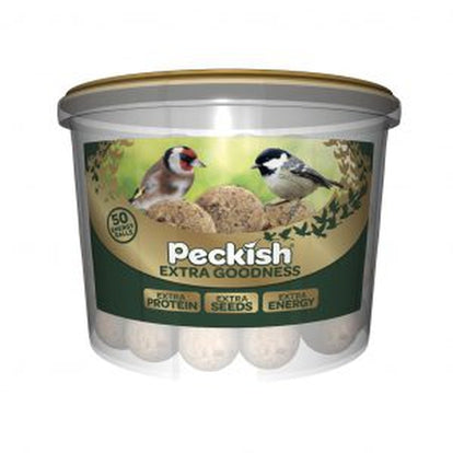 Peckish Natural Balance Energy Balls Bucket Keanesgardencentre