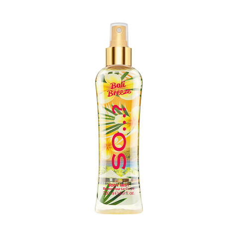 So Bali Breeze Mist 200ml Body Mist So Fragrance