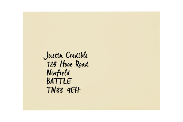 How To Address An Envelope All Colour Envelopes