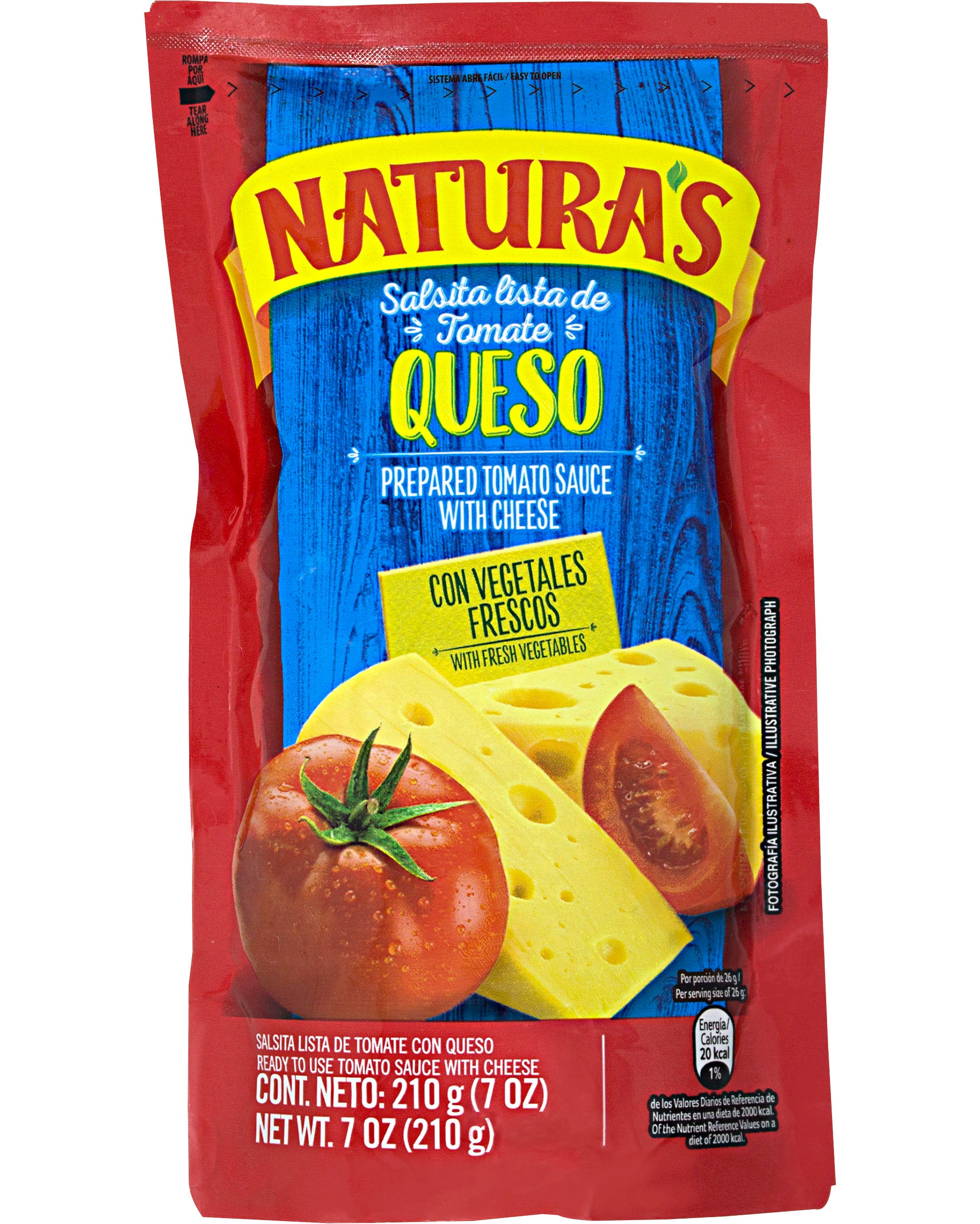 Natura S Salsa Con Queso Tomato And Cheese Sauce A Little Taste