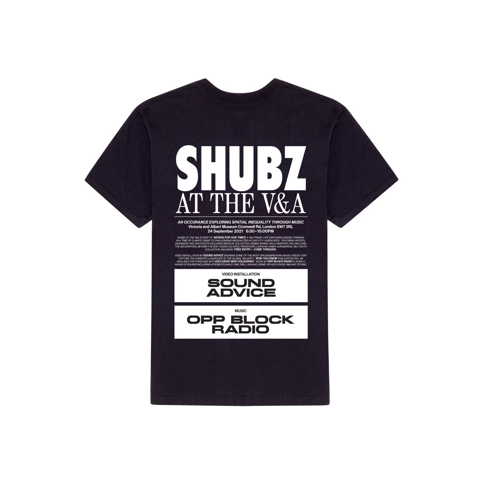 Bw X Sound Advice X Opp Block Radio Shubz At The V A Tee Borough Workwear