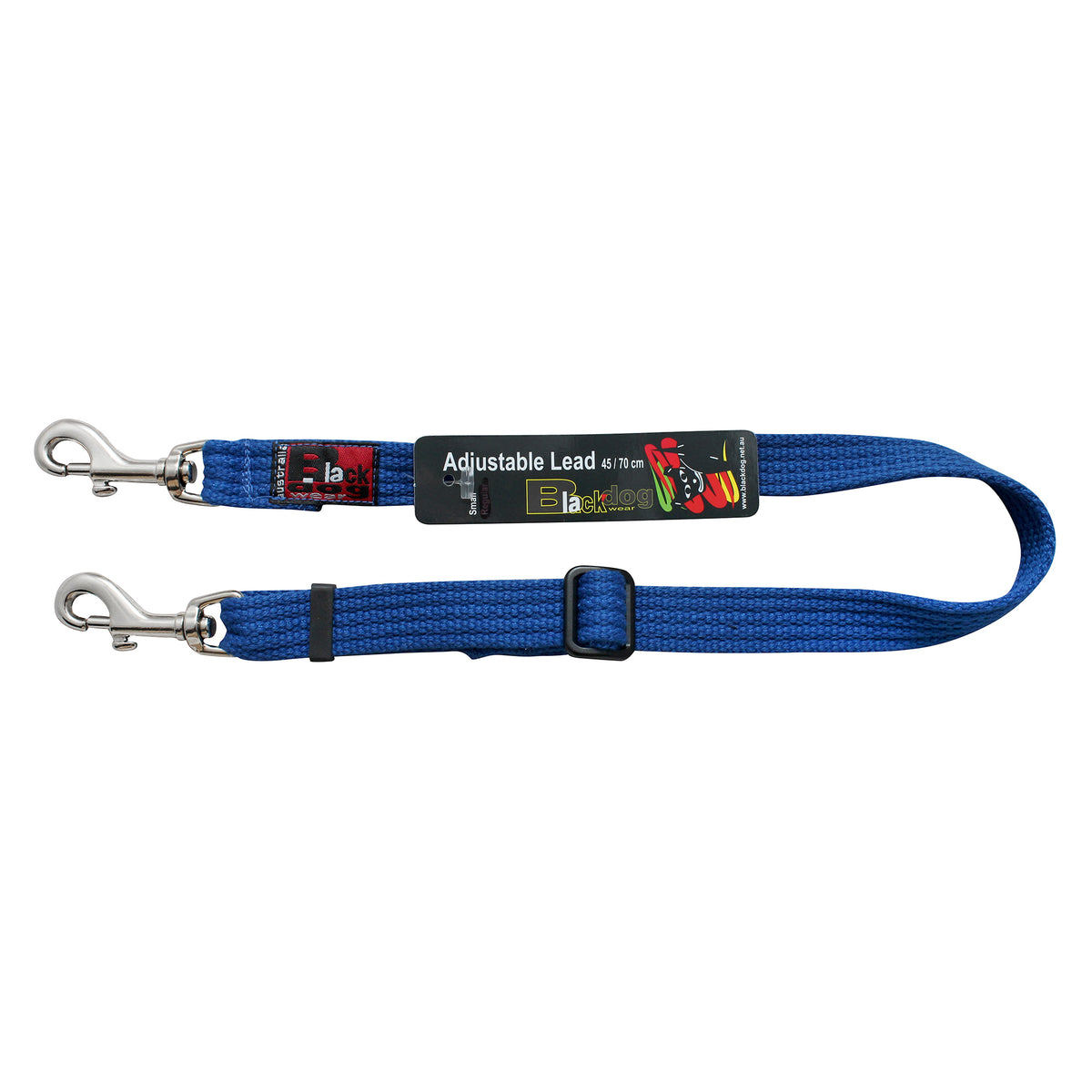 Black Dog Wear Double Ended Adjustable Lead Small Vet N Pet Direct