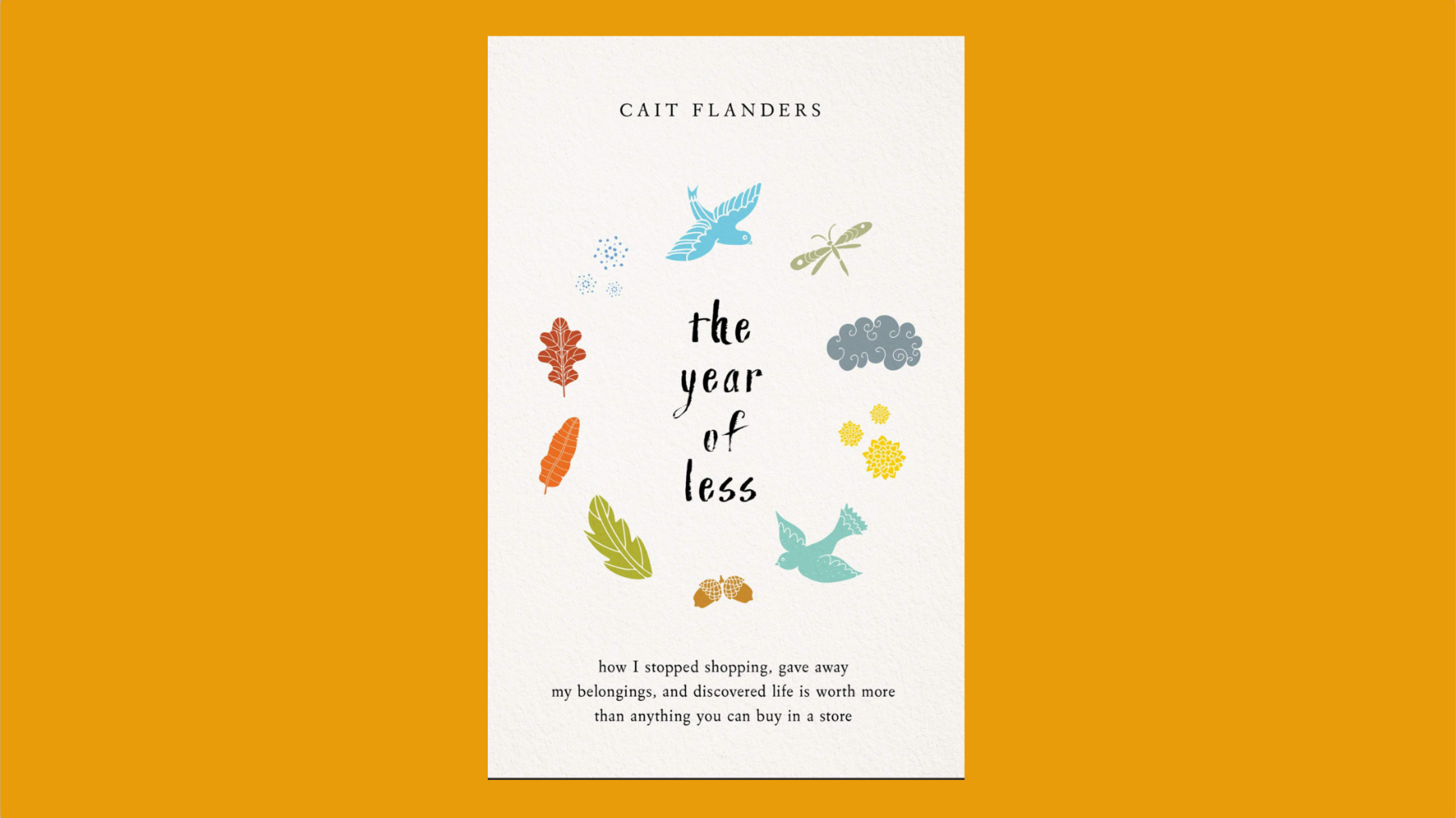 Book cover for The Year of Less