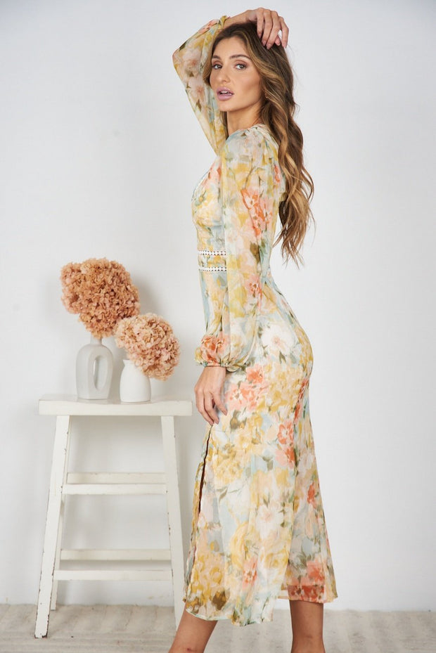 Esther Co Pamelia Dress Floral Print Esther Co