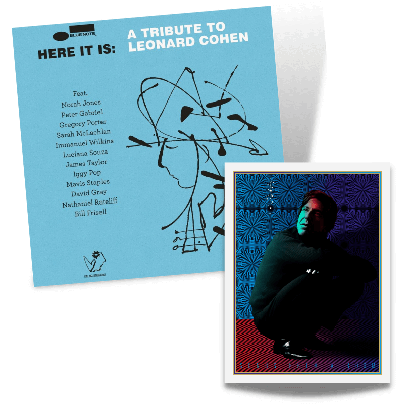 Bundle Here It Is With Leonard Cohen Art Print The Flood Gallery