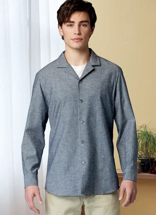 Patron De Chemise Butterick 6846 Mercerie En Ligne Jaspe Couture