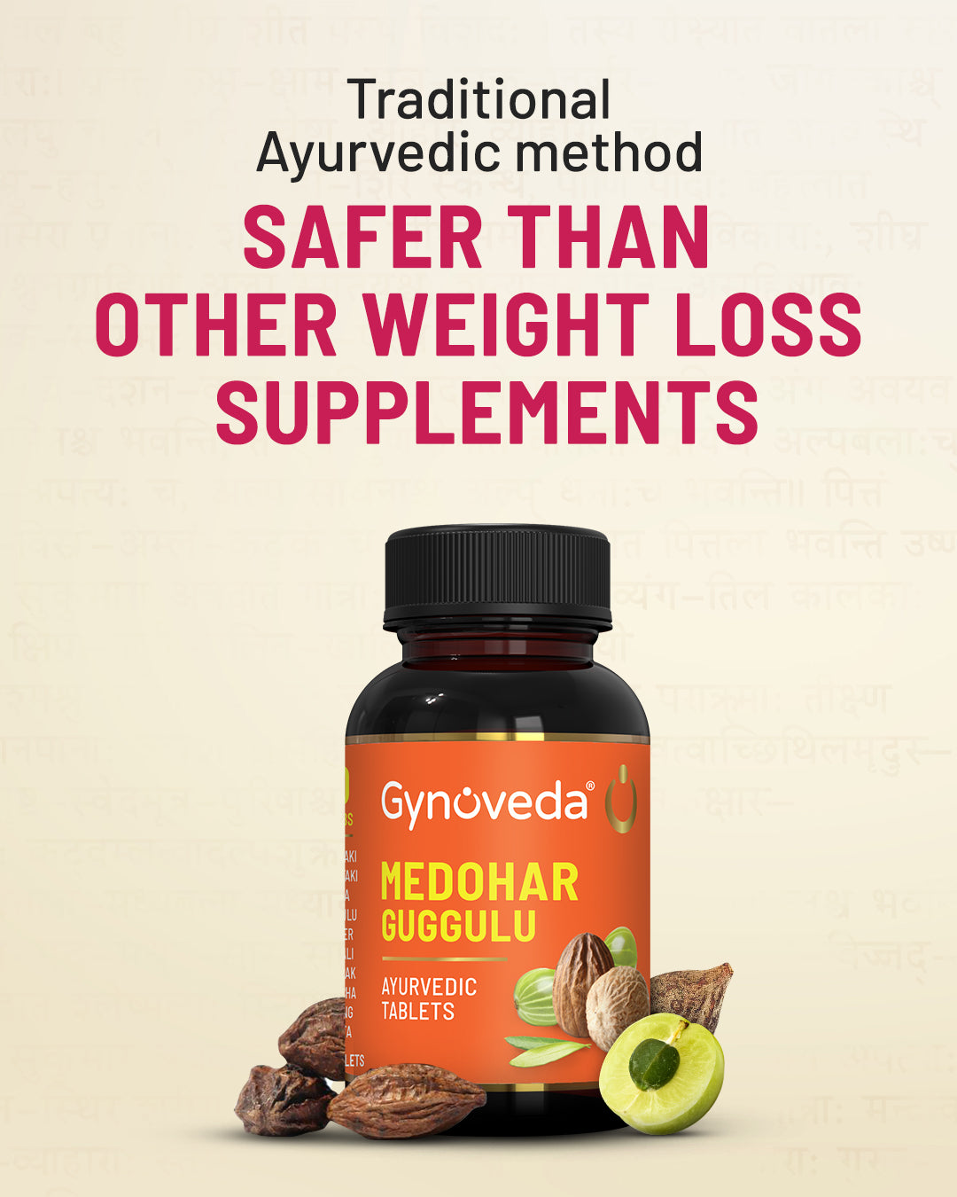 Gynoveda Fat Burner Ayurvedic Tablets Anti Obesity Hormonal Weight Loss