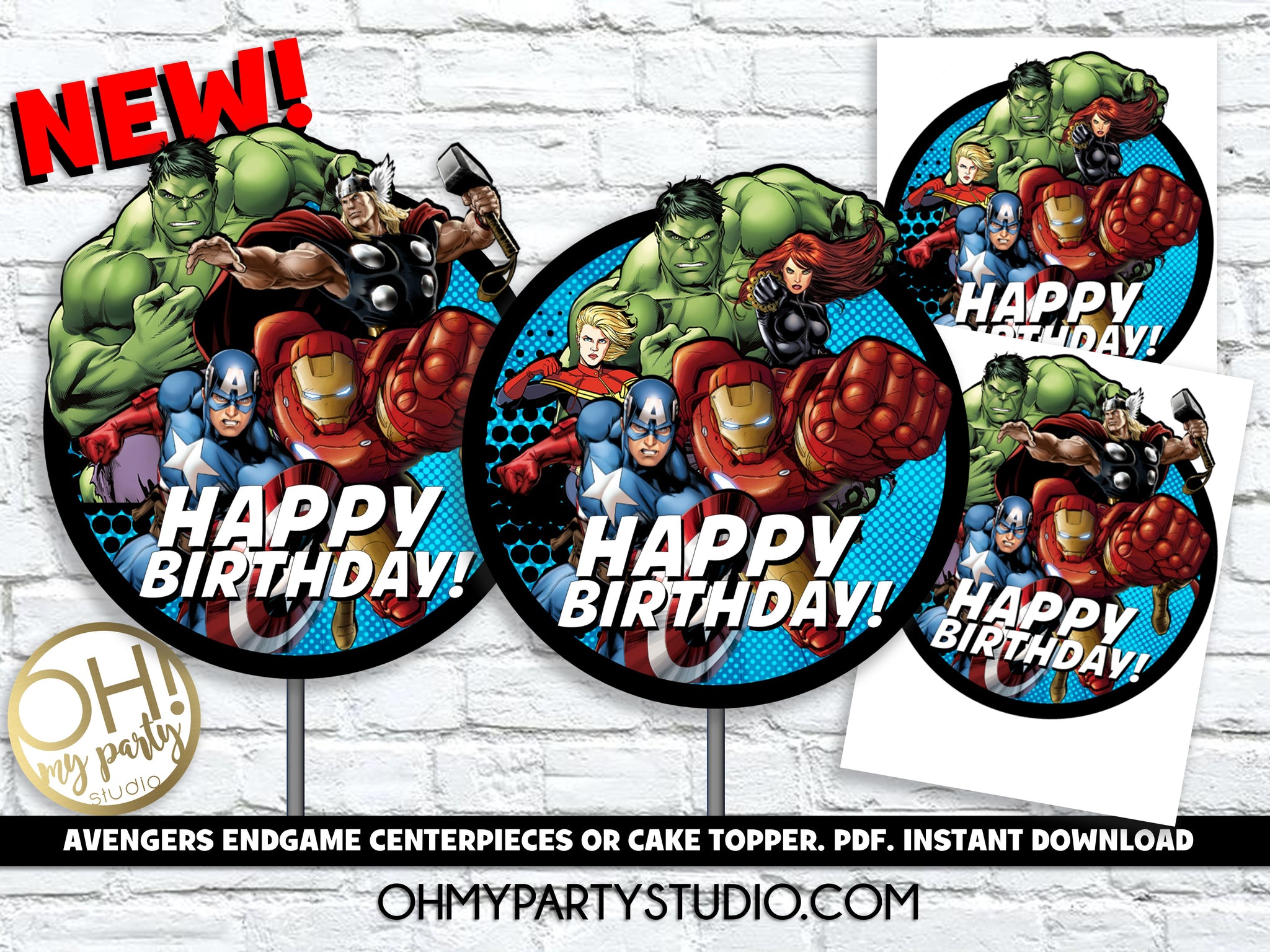 Avengers Happy Birthday Wallpaper