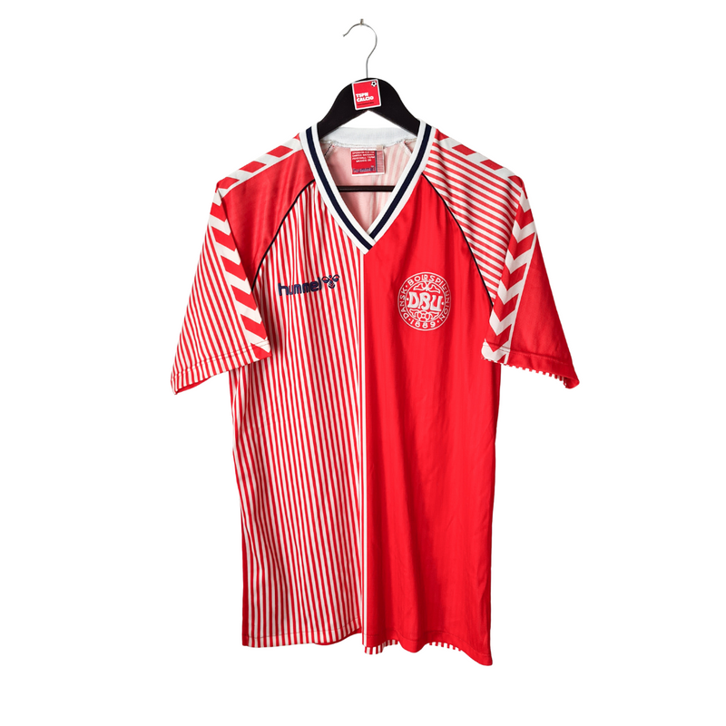 Denmark Home Football Shirt 1986 88