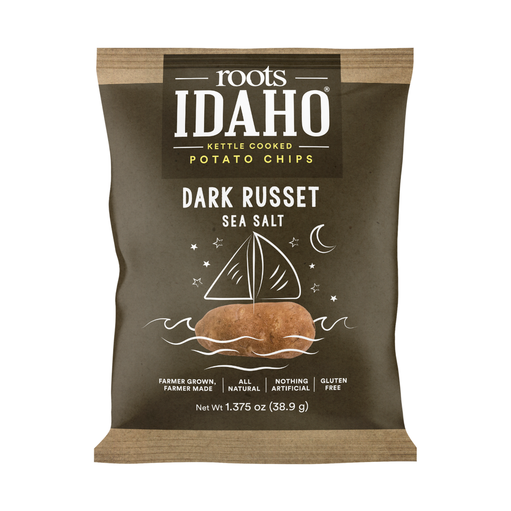 Idaho Russet Sea Salt Snack Box 30 1 375 Oz Bags Roots Potato Chips