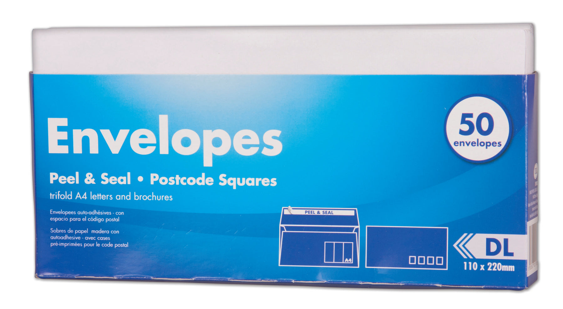 Envelope Peel And Seal Dl 50pc Itsy Bitsy