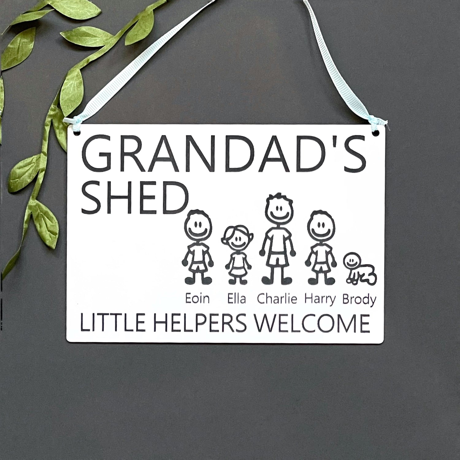 Dad Grandad Shed Garden Character Plaque All Things Love Gifts