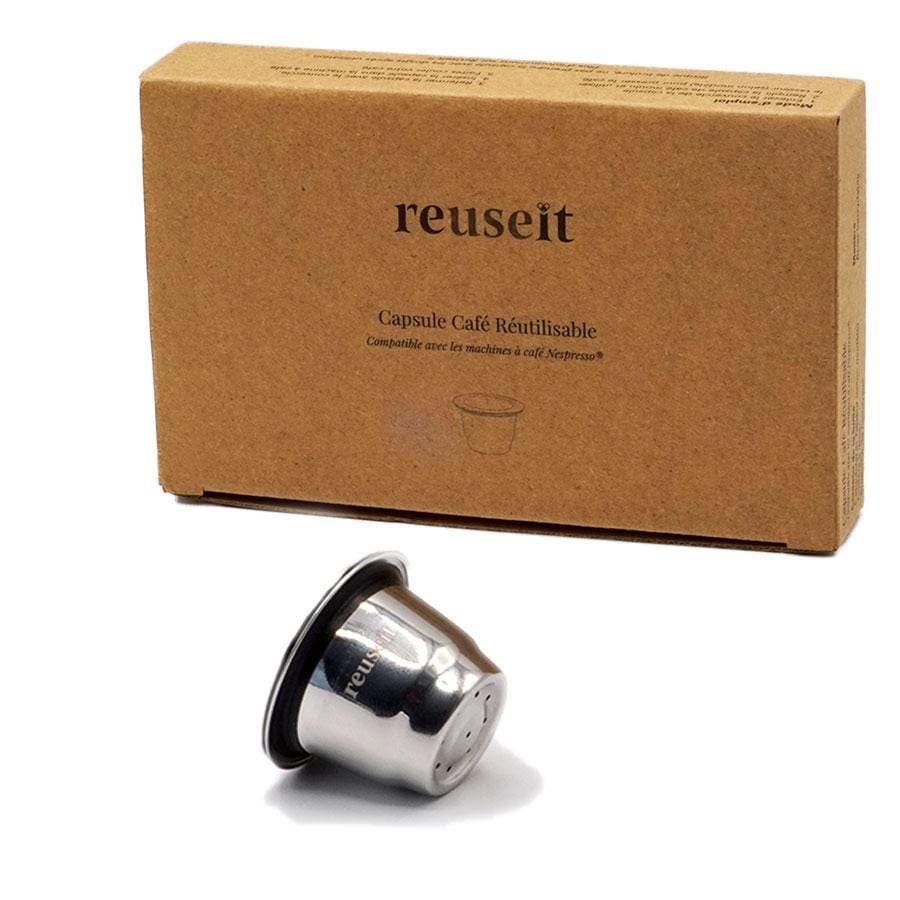 Capsule Nespresso Reutilisable Inox Reuseit Zero Dechet