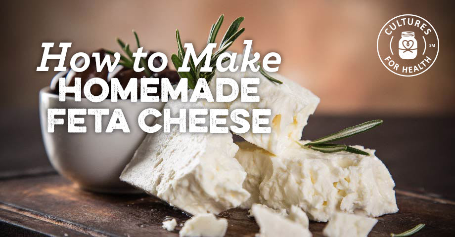 How To Make Feta Cheese Homemade Feta Cheese Recipe Cultures For Health
