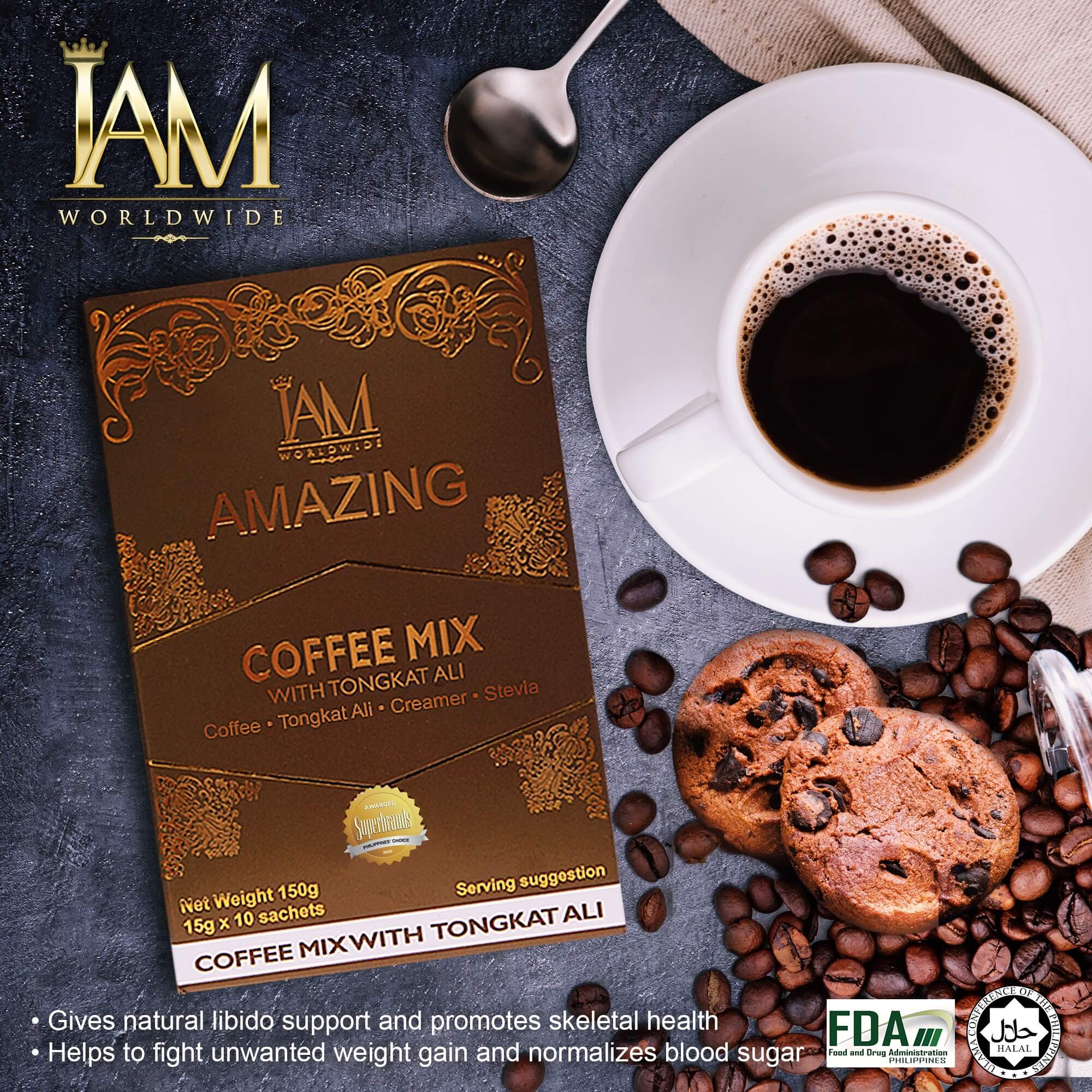 Amazing Coffee Mix With Tongkat Ali Iam Worldwide Online Store Ph