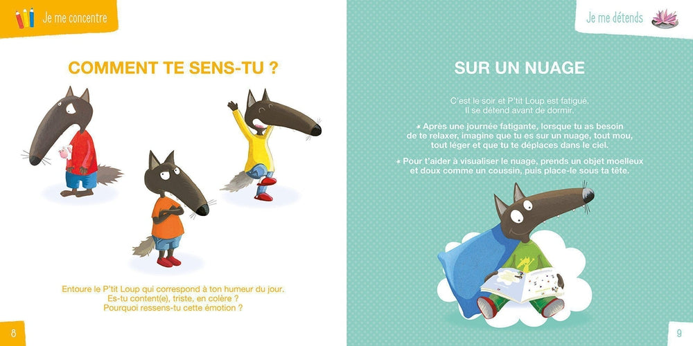 Mon Grand Livre Du Calme Avec P Tit Loup Papeterie Enfant Auzou 8 95 Chez Graffiti Graffiti