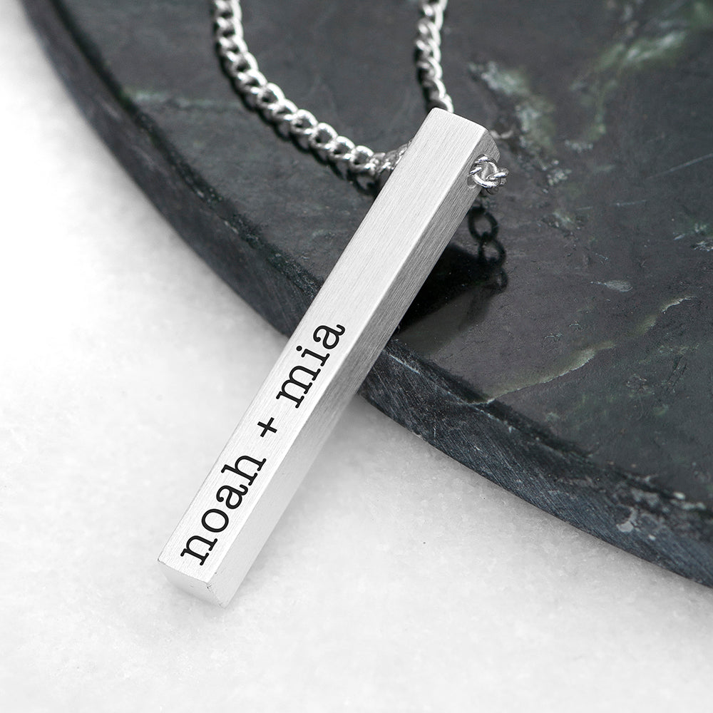 mens personalised necklace