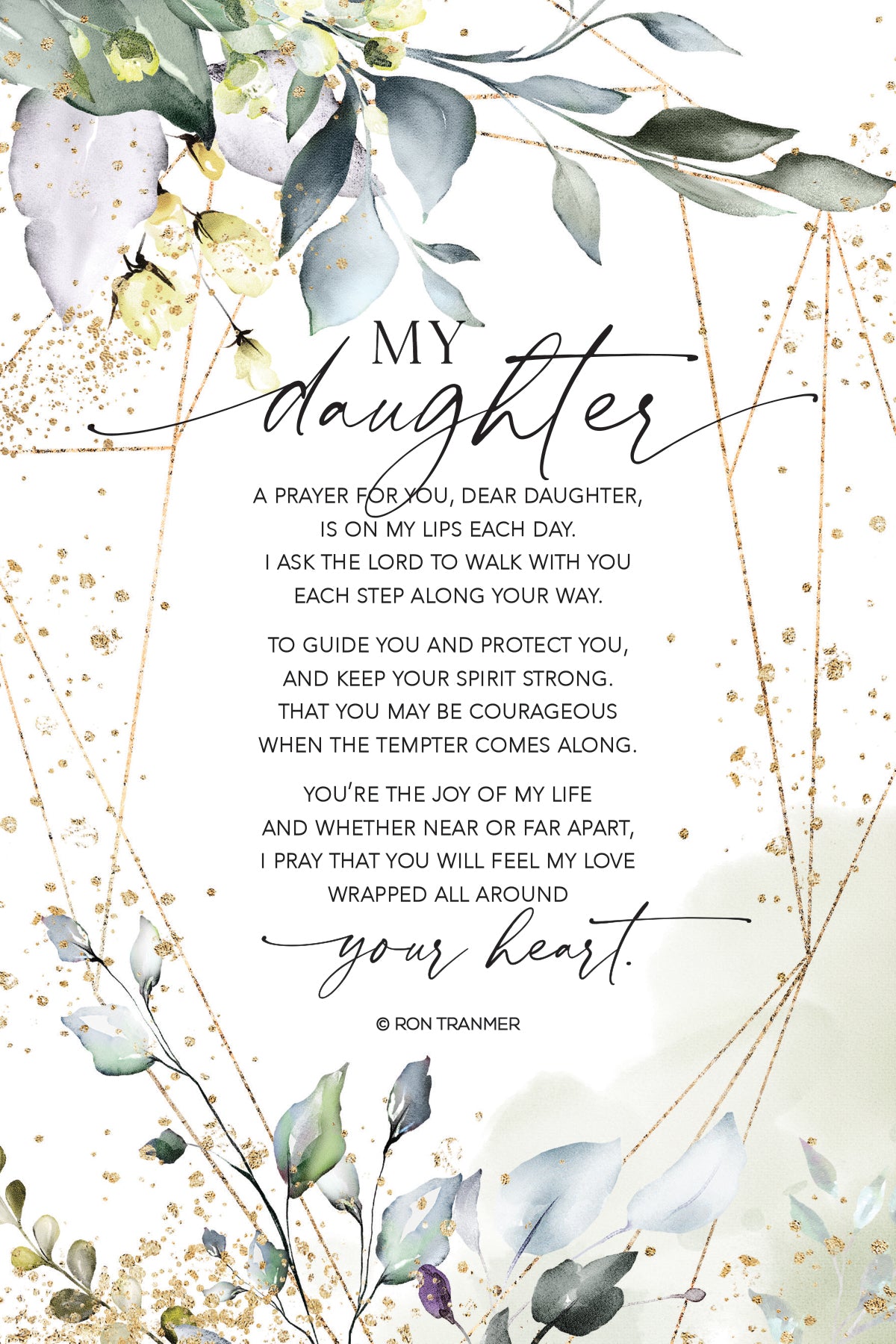 Plaque Daughter Prayer For You Christian Gifts Outlet