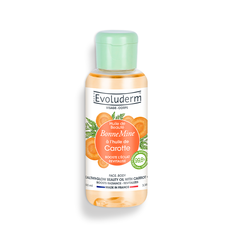 Huile De Beaute Bonne Mine A L Huile De Carotte Evoluderm