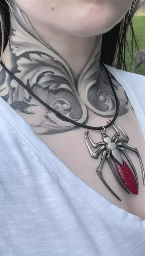 Buy Red Widow Necklace Knife Online From Blades For Babes