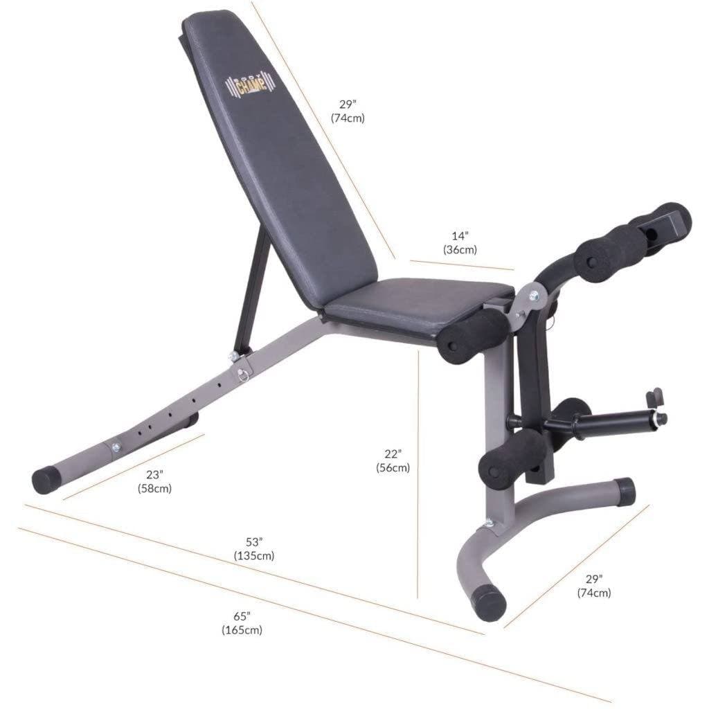 Body Champ Bcb3780 Olympic Weight Bench W Leg Extension Curl Lift Deve Sunburst Fitness Supply