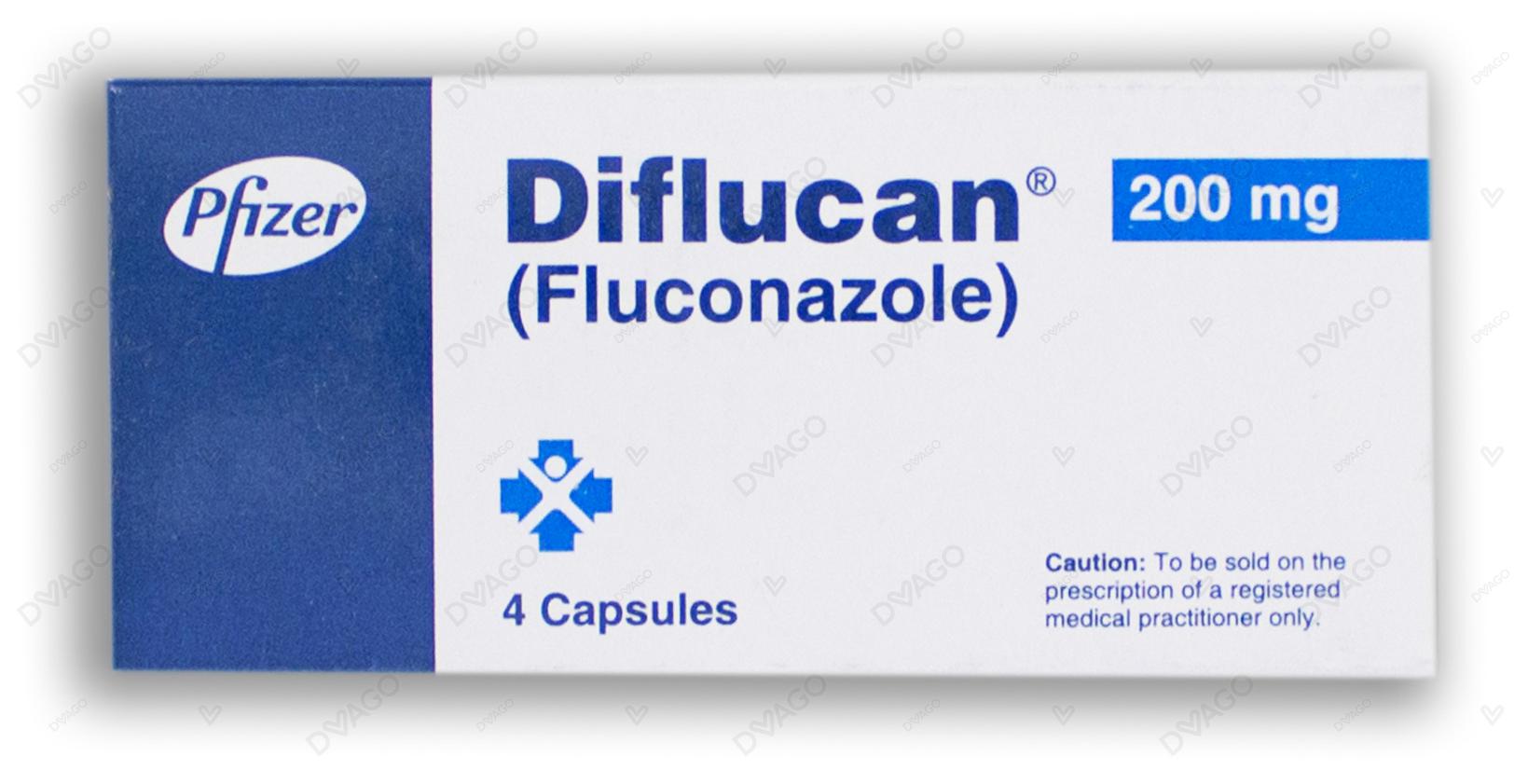 Diflucan Capsules 200mg 4 S Dvago