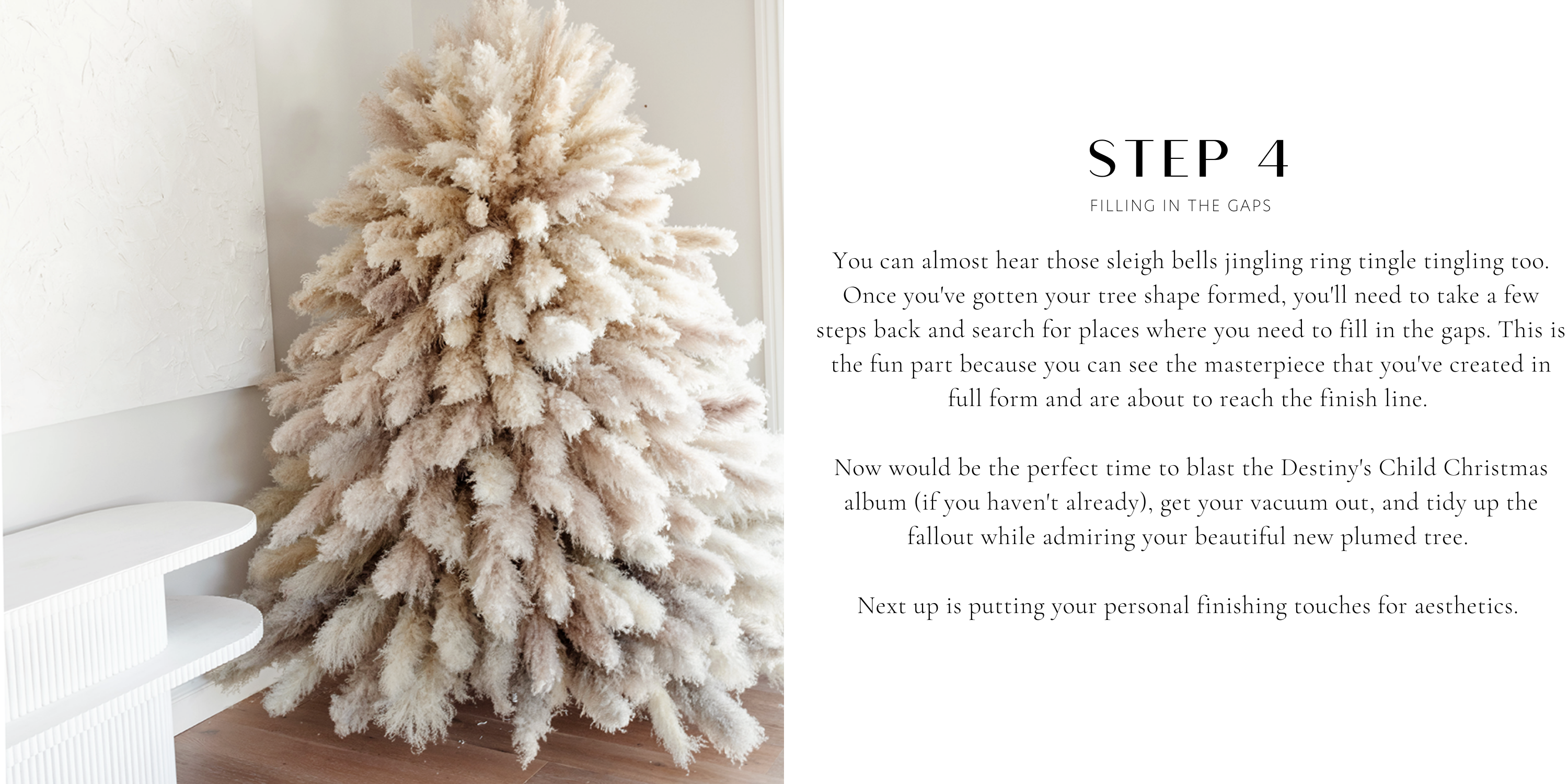 Pampas Christmas Tree Stylemeghd How To Style