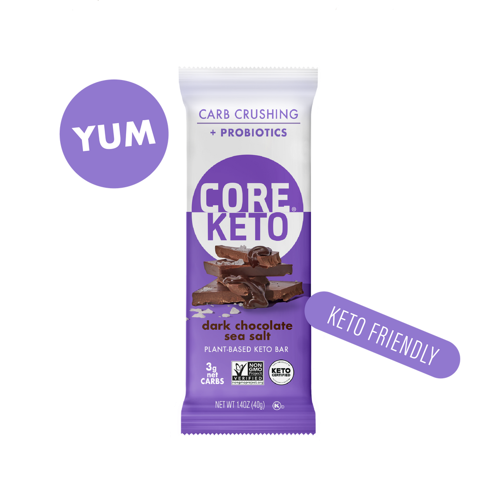 Dark Chocolate Sea Salt 10 Bars Core Foods