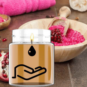 Candela Da Massaggio Melograno Kiwi 200ml La Cremerie
