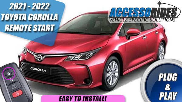 2021 2022 Toyota Corolla Remote Start Plug Play Kit Push Start Accessorides