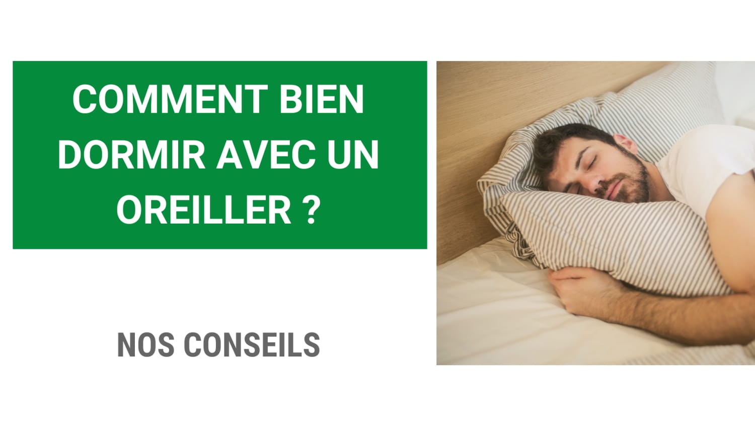 Comment Bien Dormir Avec Un Oreiller Coussin Voyageur