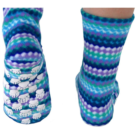 Kids Nonskid Fleece Socks Slipper Socks For Boys And Girls Polar Feet Ltd